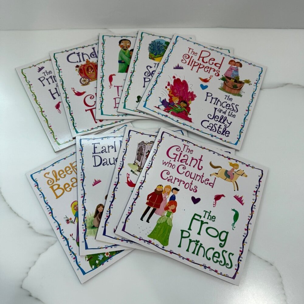 Miles Kelly Princess 2 in 1 Storybook Collection Ages 3-7 Books 1-10 NO #2 NEW